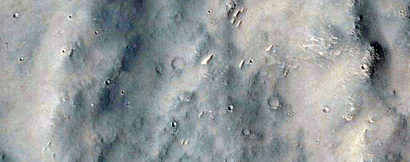 Rampart Ejecta Covering Graben