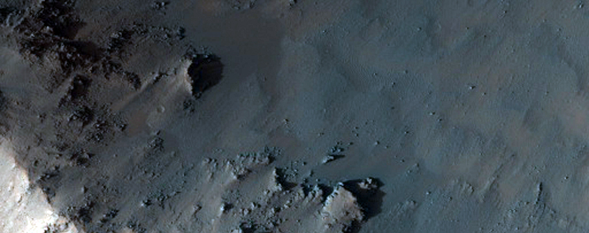 Ridge in East Coprates Chasma