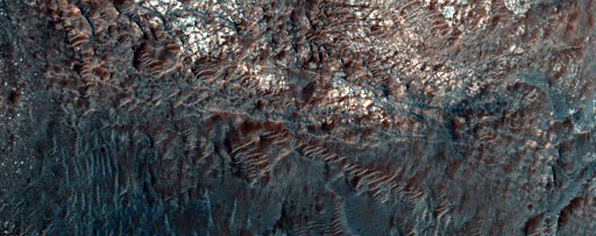 Central Peaks of Jones Crater