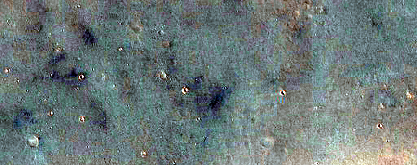 Crater with Two-Toned Ejecta