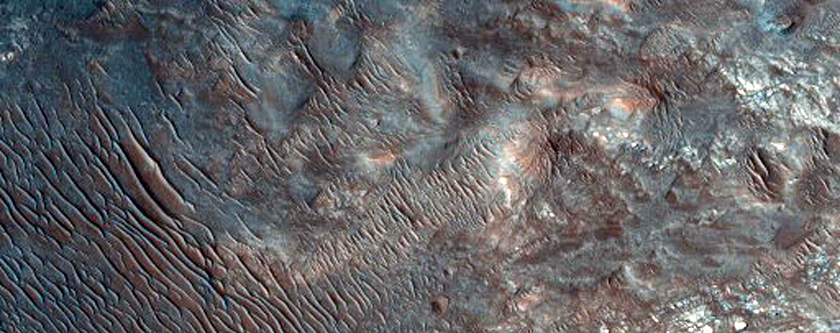 Bedrock in Eos Chasma