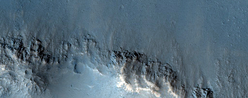 Slopes of Western Coprates Chasma Ridge
