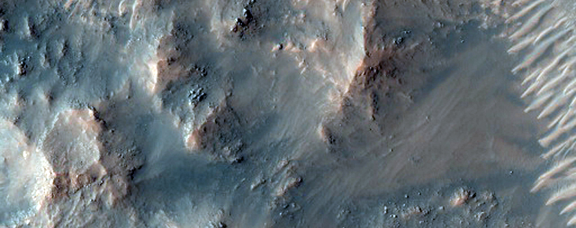 Central Uplift of Impact Crater
