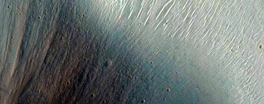 Potential Future Landing Site in Eos Mensa Crater
