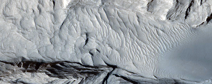 Dark Sediments in Medusae Fossae Formation