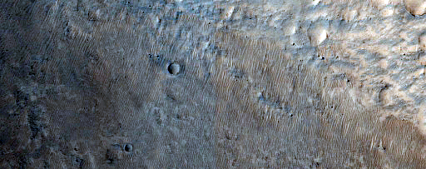 Chaotic Terrain in Masursky Crater