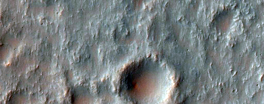 Night-Infrared Bright Crater