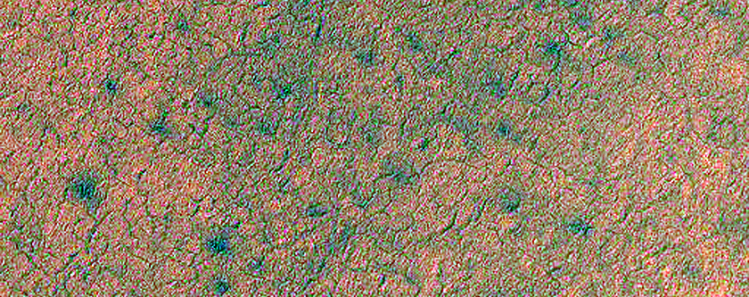 Non-Cryptic South Polar Terrain