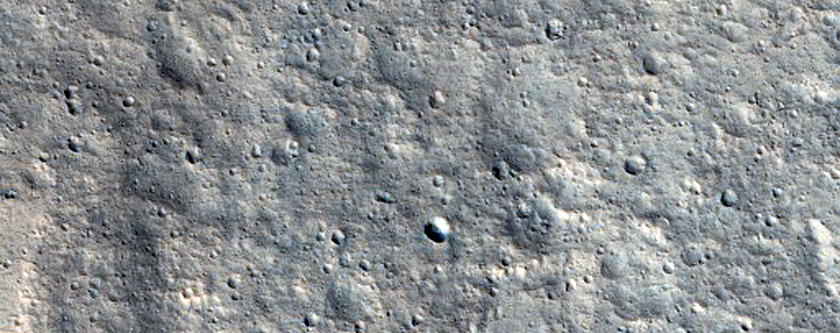 Candidate Mars 2020 Landing Site in Sabrina Vallis