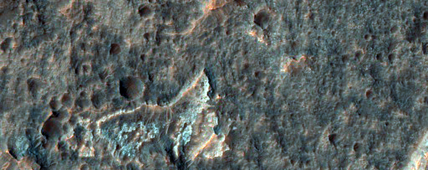 Light-Toned Deposits in Eridania Region