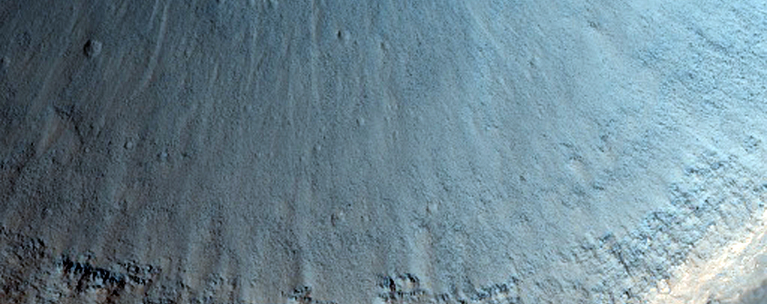 Possible Olivine-Rich Crater in Solis Planum
