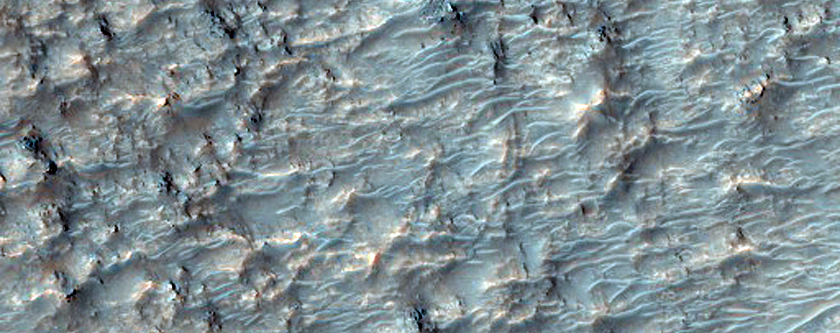 Possible Phyllosilicate in High Albedo Feature Northwest of Hellas Planitia