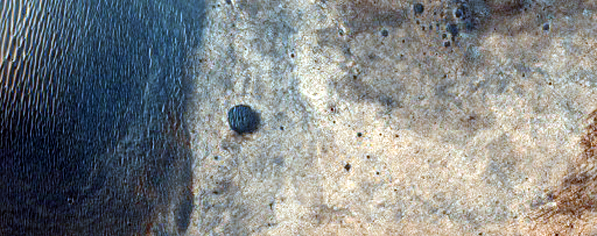 Bedrock in Syrtis Major Region