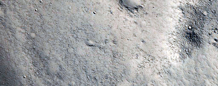 Degraded Cratered Cone between Isidis Planitia and Utopia Planitia