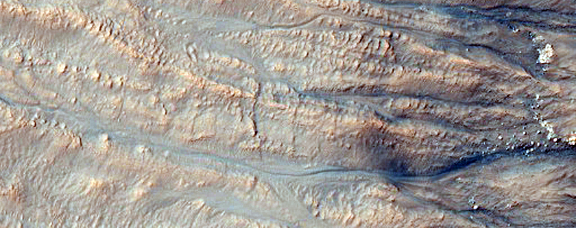 Gullied Crater Slope