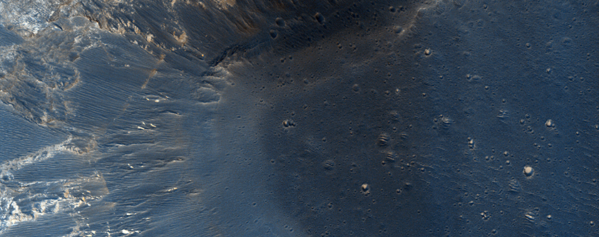 Light-Toned Stratified Materials in Hebes Chasma