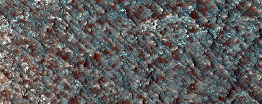 Crater Floor in Tyrrhena Terra