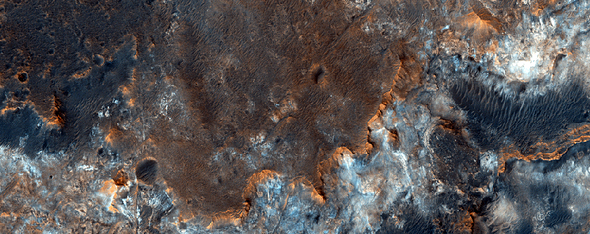 I Mawrth Vallis-regionen