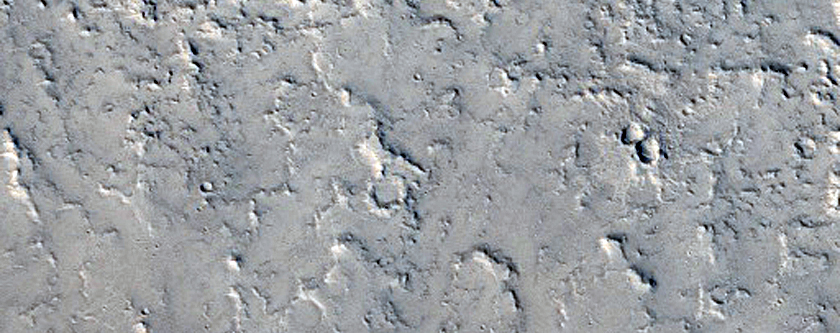 Fan Associated with Central Mound in Reuyl Crater