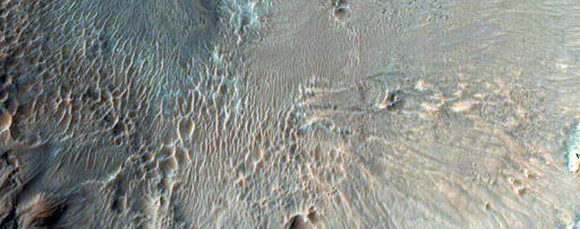 Krater med tskilliga sar