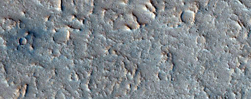 Scoured Channel Basement Material in Kasei Valles