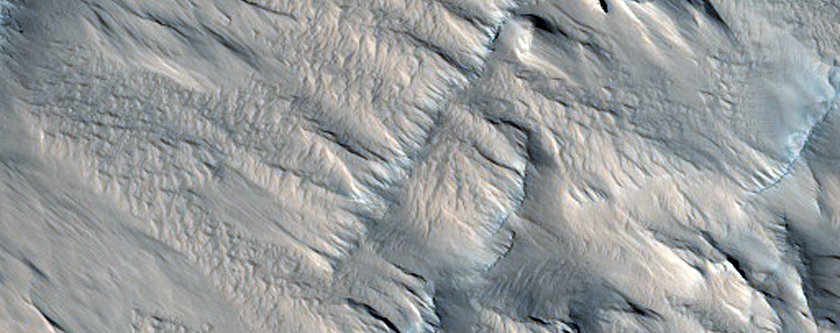 Ridges in Gordii Dorsum