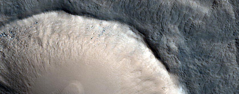 Crater in Phlegra Montes