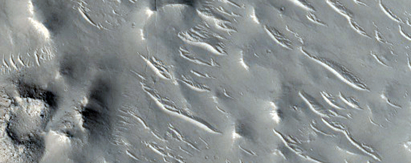 Floor of Peridier Crater