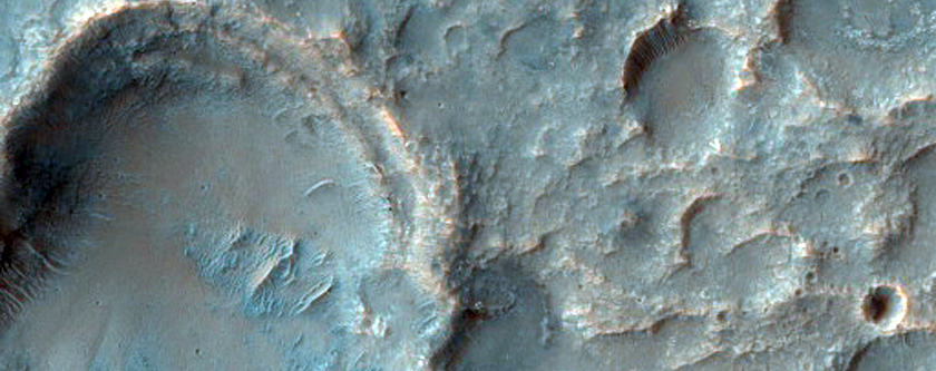 Light-Toned Outcrops in Eridani Planitia