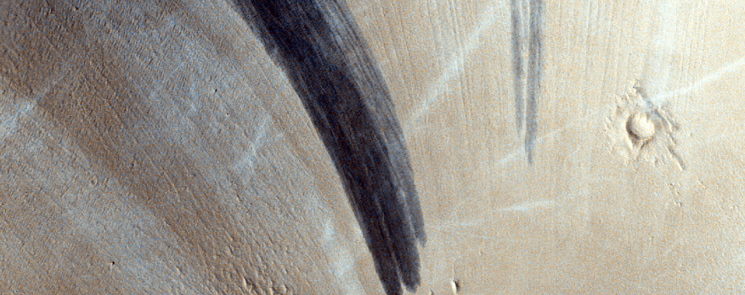 Crater in Arabia Terra