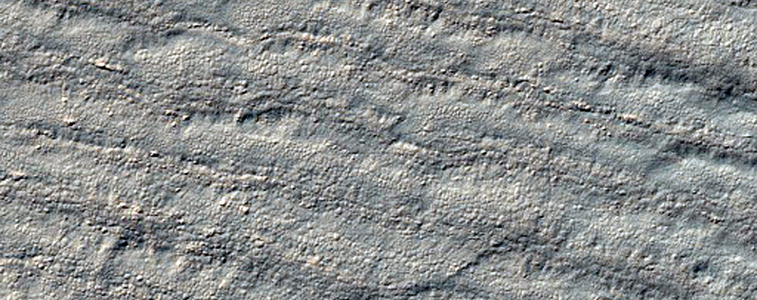 280M Crater on South Polar Layered Deposits