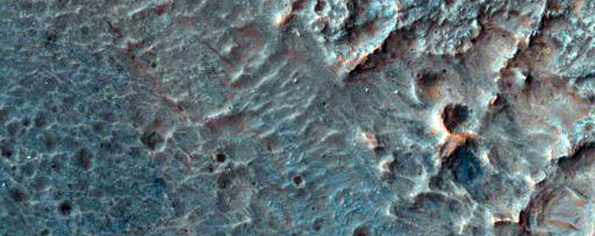 Layered Deposits in Coprates Catena Trough