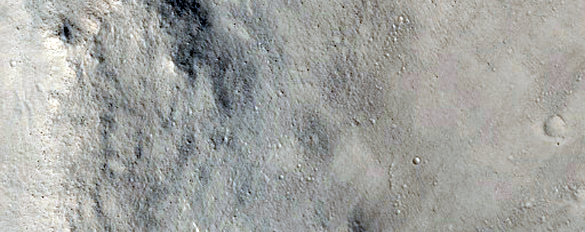 Recent Impact Crater East of Nili Fossae