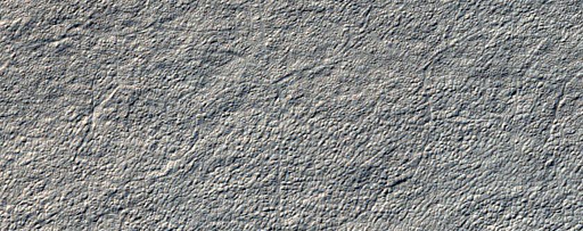 Site in South Polar Region Cryptic Terrain