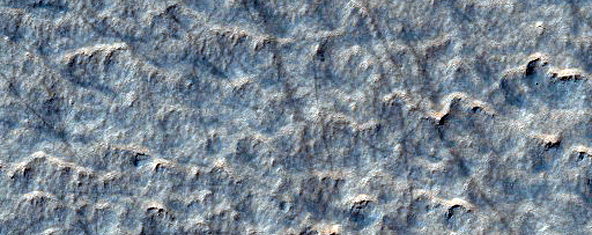 Terrain Near Peneus Patera