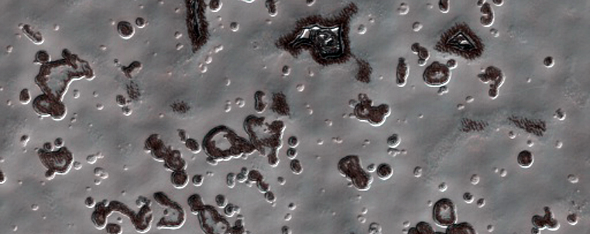 South Polar Mesas