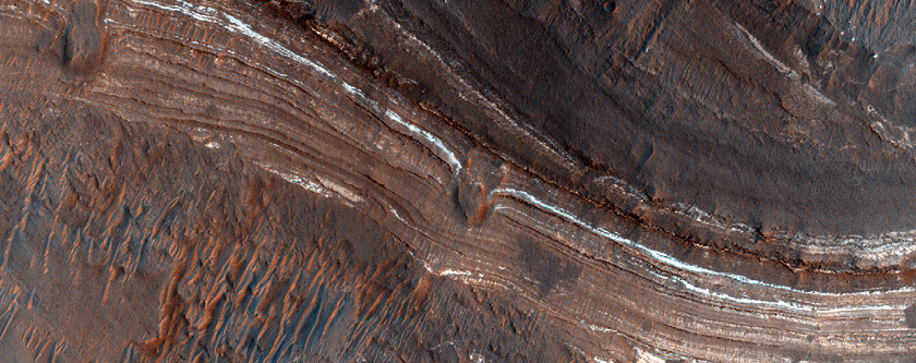 Light-Toned Layered Deposits Exposed along Coprates Chasma Floor