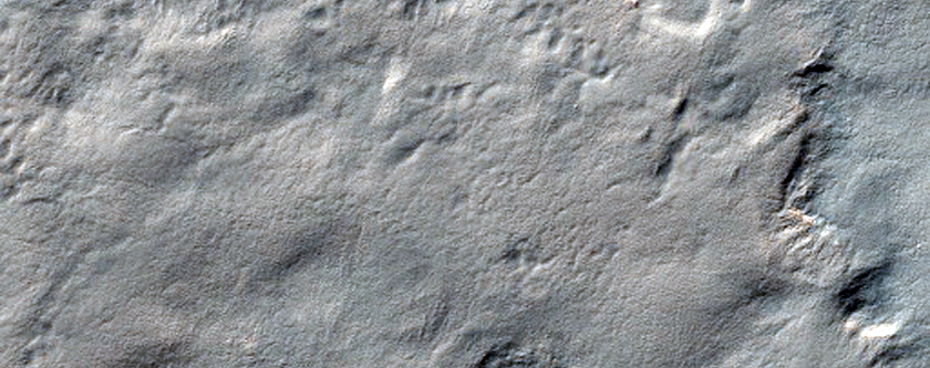 2-Kilometer Diameter Crater on South Polar Layered Deposits