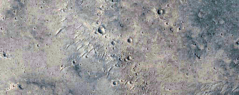 Sinuous Ridge in Aeolis Mensae