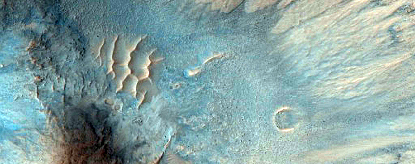 Crater with Steep Slopes