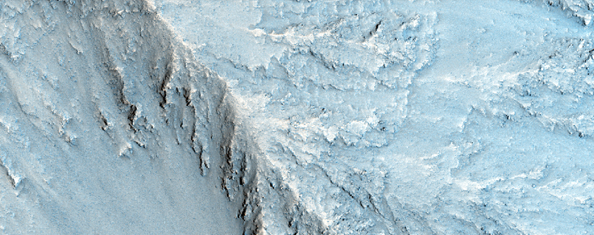 Ridge in South Melas Chasma