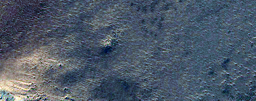 690-Meter Crater on South Polar Layered Deposits
