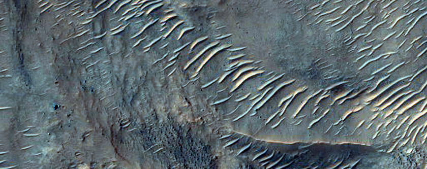 Pattern in Hellas Planitia