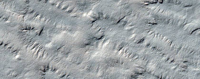 230-Meter Crater on South Polar Layered Deposits