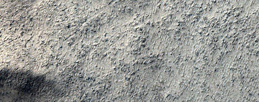 530-Meter Crater on Southern Residual Cap