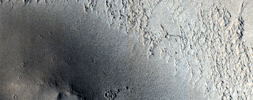 Ejecta North of Termes Vallis
