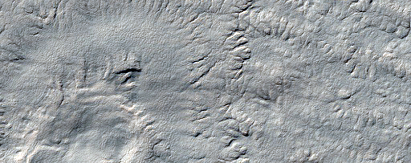290-Meter Crater on South Polar Layered Deposits