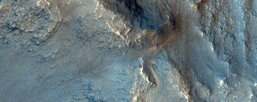 Monitor Slopes in West Coprates Chasma