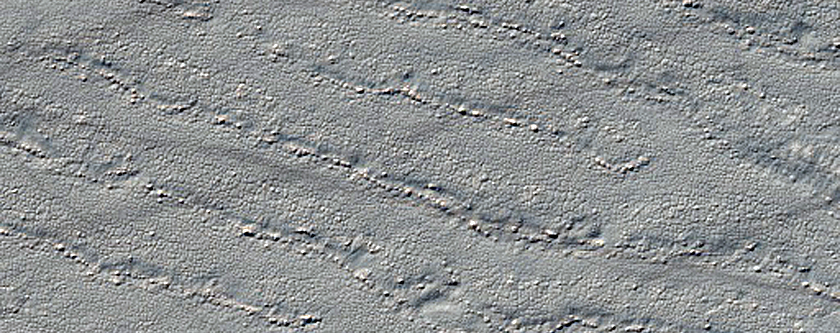 300-Meter Crater on South Polar Layered Deposits