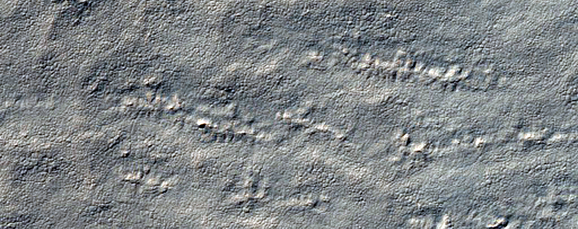 180-Meter Crater on South Polar Layered Deposits